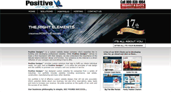 Desktop Screenshot of positivedesigns.com